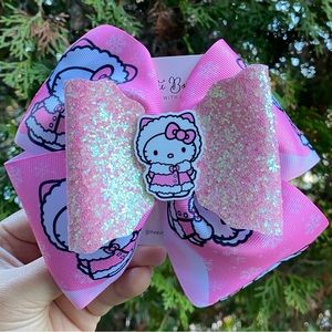 Hello Kitty Inspired Hair Bow